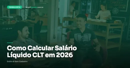 Como calcular salário líquido CLT